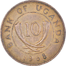 Monnaie, Ouganda, 10 Cents, 1968