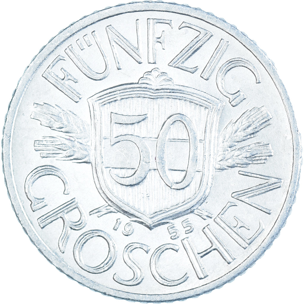 Coin, Austria, 50 Groschen, 1955