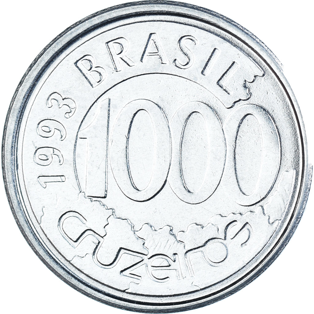 Moeda, Brasil, 1000 Cruzeiros, 1993