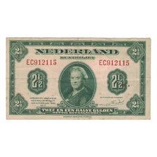 Banknote, Netherlands, 2 1/2 Gulden, 1943, 1943-02-04, KM:65a, VF(30-35)