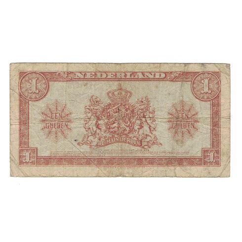 Banknote, Netherlands, 1 Gulden, 1945, 1945-05-18, KM:70, VF(20-25)