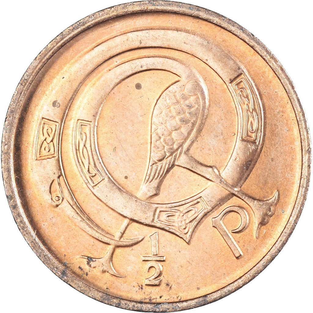 Moneda, Irlanda, 1/2 Penny, 1982