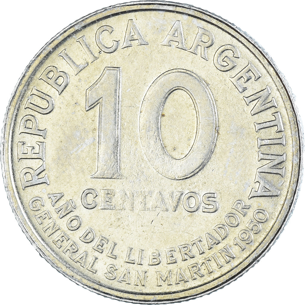 Moneta, Argentina, 10 Centavos, 1950