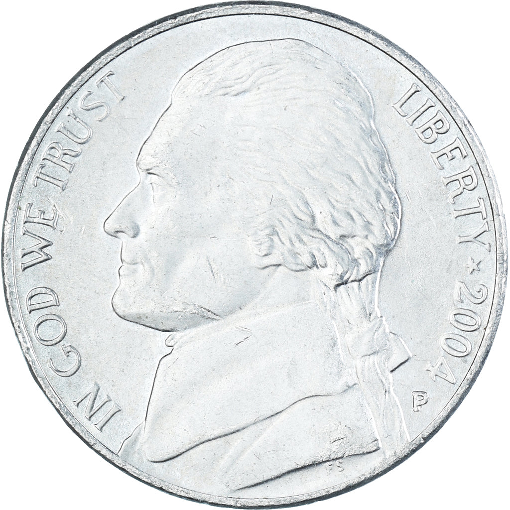 Moneda, Estados Unidos, 5 Cents, 2004