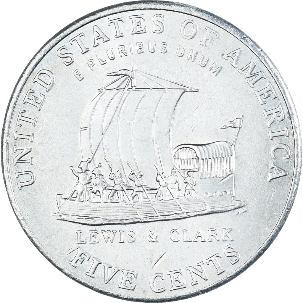 Moneda, Estados Unidos, 5 Cents, 2004