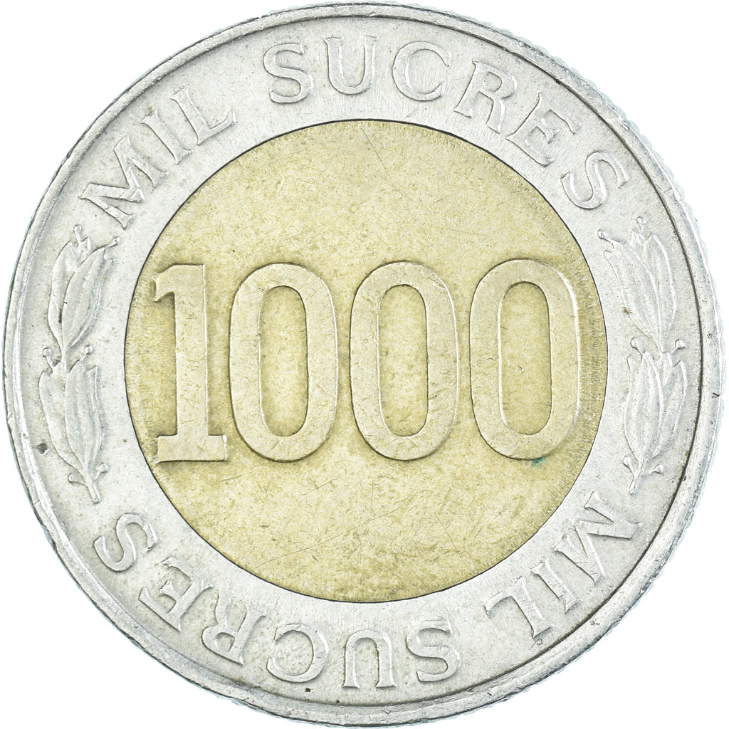 Coin, Ecuador, 1000 Sucres, 1997