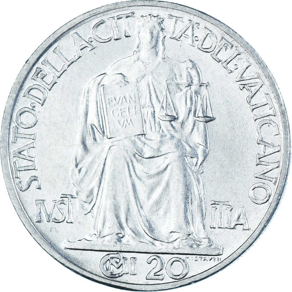 Monnaie, Vatican, 20 Centesimi, 1942