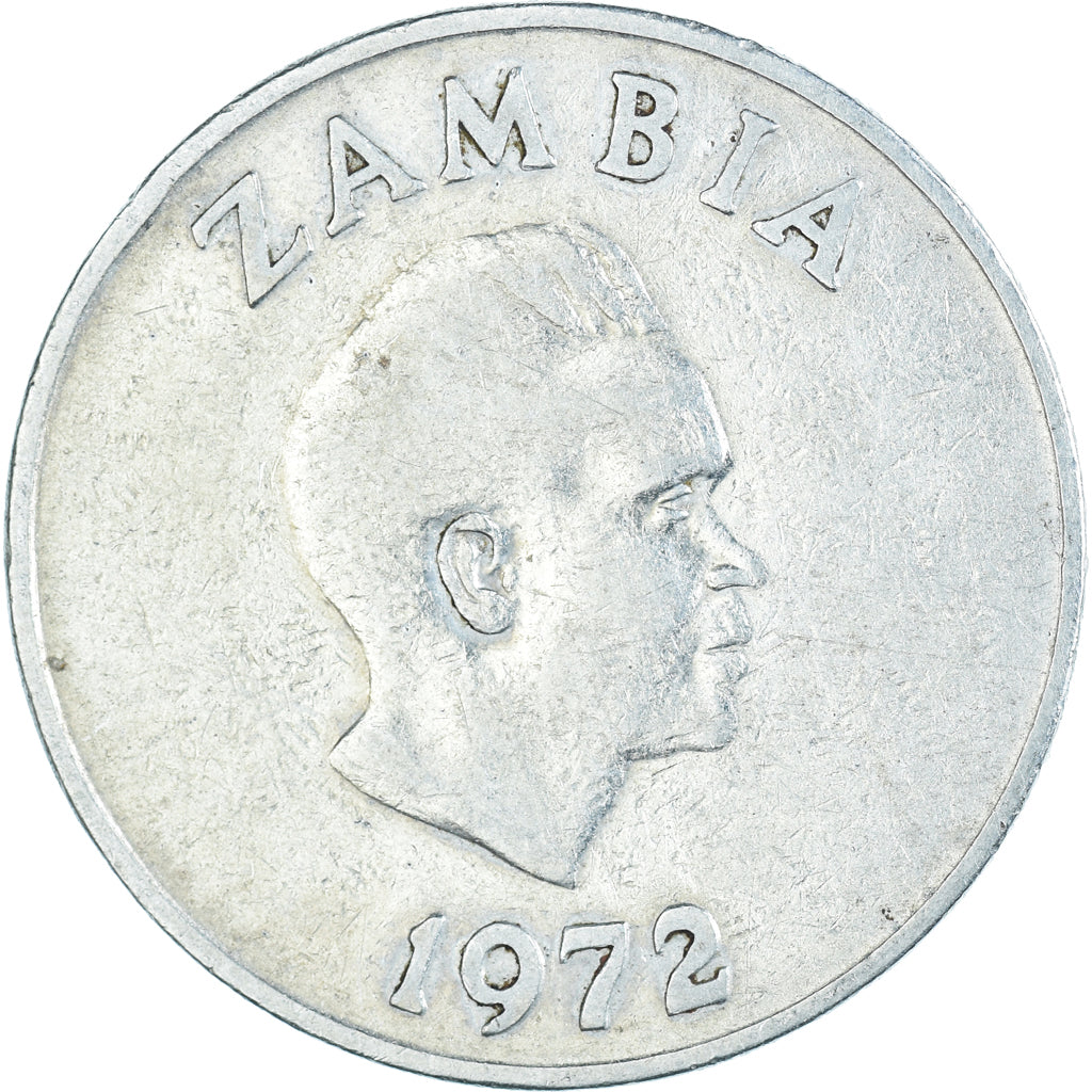 Coin, Zambia, 20 Ngwee, 1972