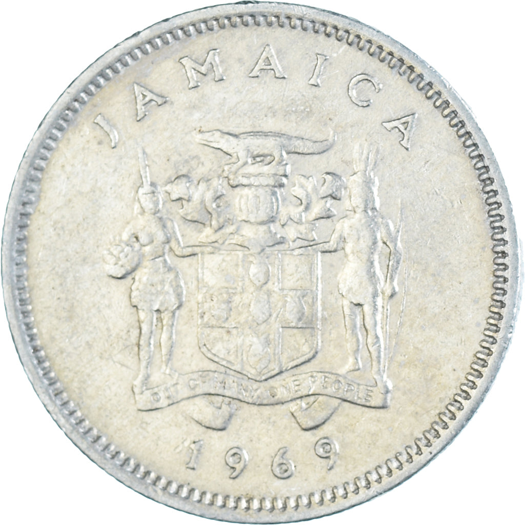 Moeda, Jamaica, 5 Cents, 1969