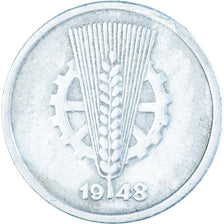 Moeda, ALEMANHA - REPÚBLICA DEMOCRÁTICA, 5 Pfennig, 1948