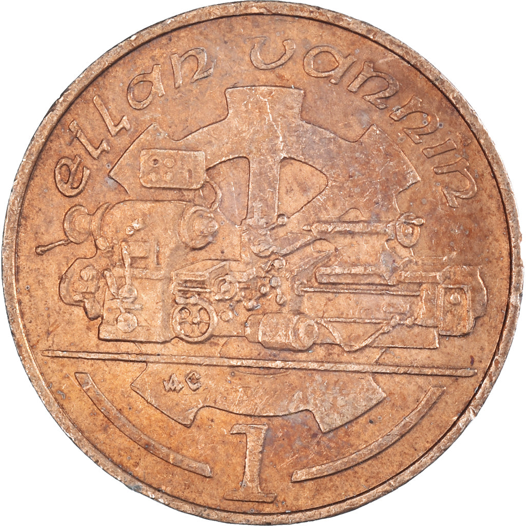 Münze, Isle of Man, Penny, 1988