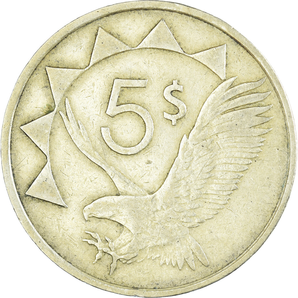 Monnaie, Namibie, 5 Dollars, 1993