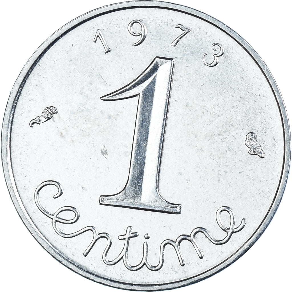 Munten, Frankrijk, Centime, 1973