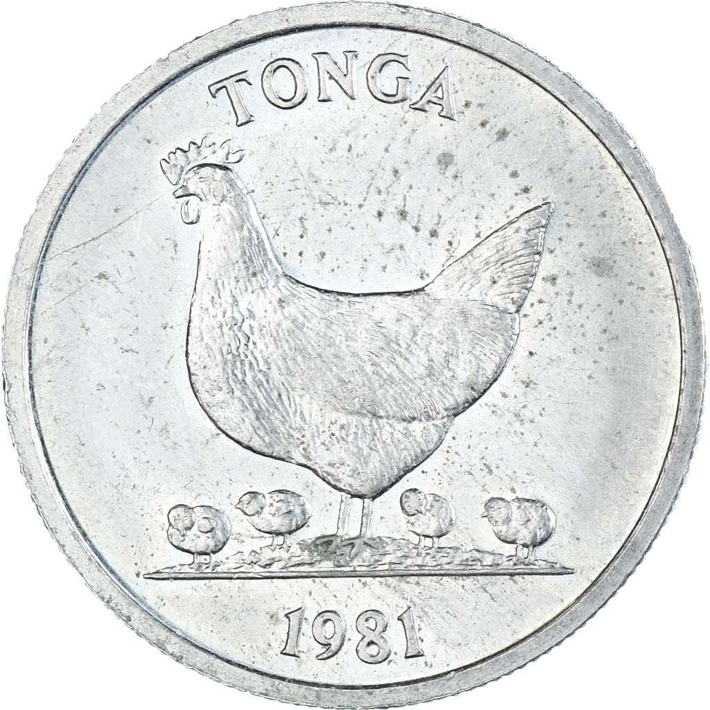 Coin, Tonga, 5 Seniti, 1981