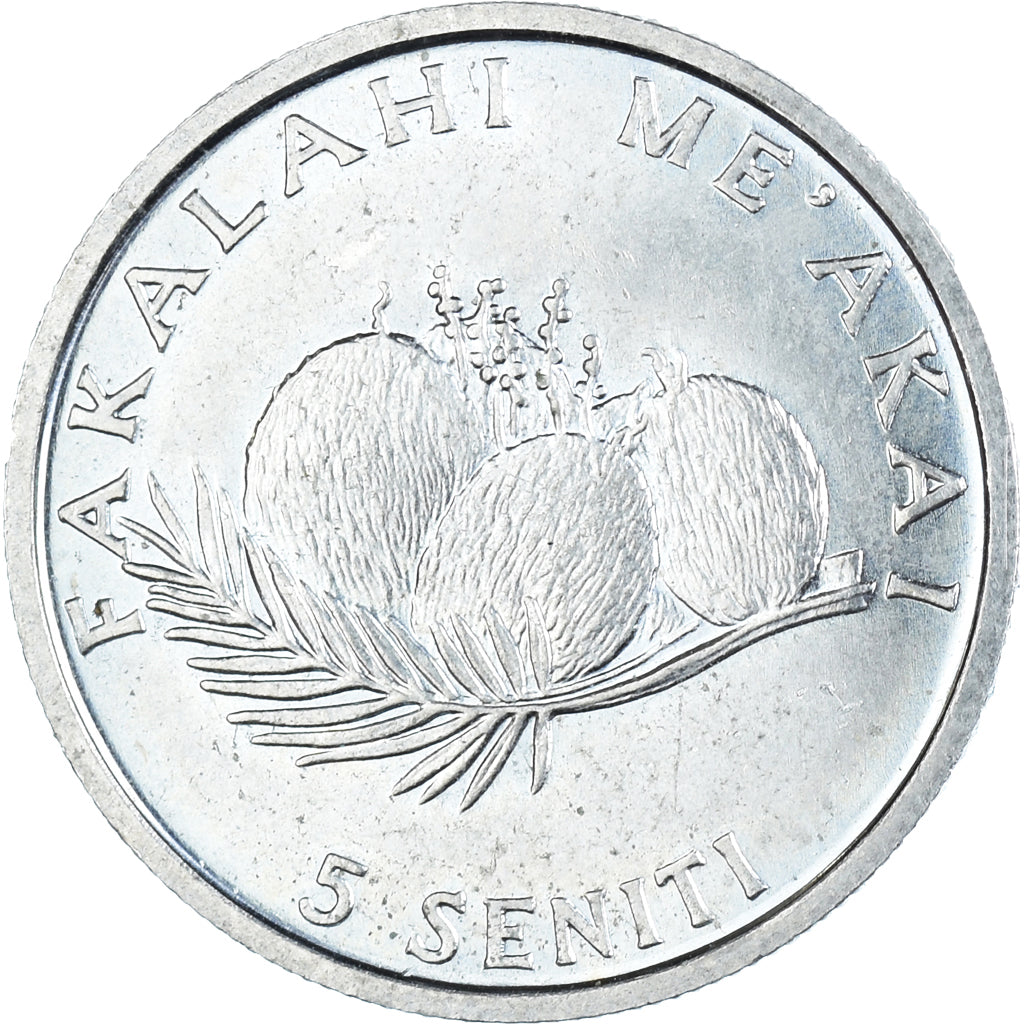 Coin, Tonga, 5 Seniti, 1981