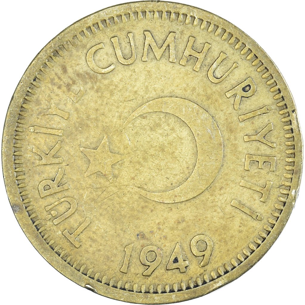 Coin, Turkey, 25 Kurush, 1949
