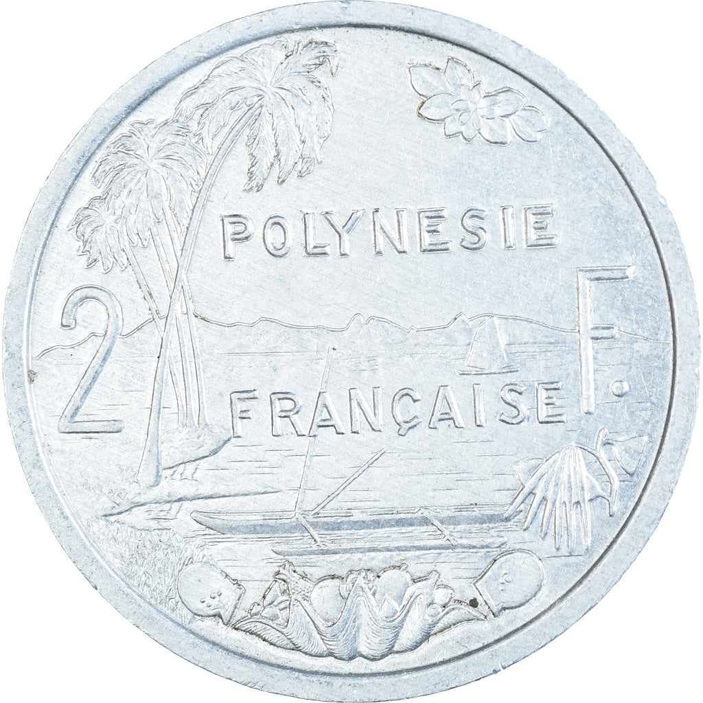 Moneda, Polinesia francesa, 2 Francs, 1997