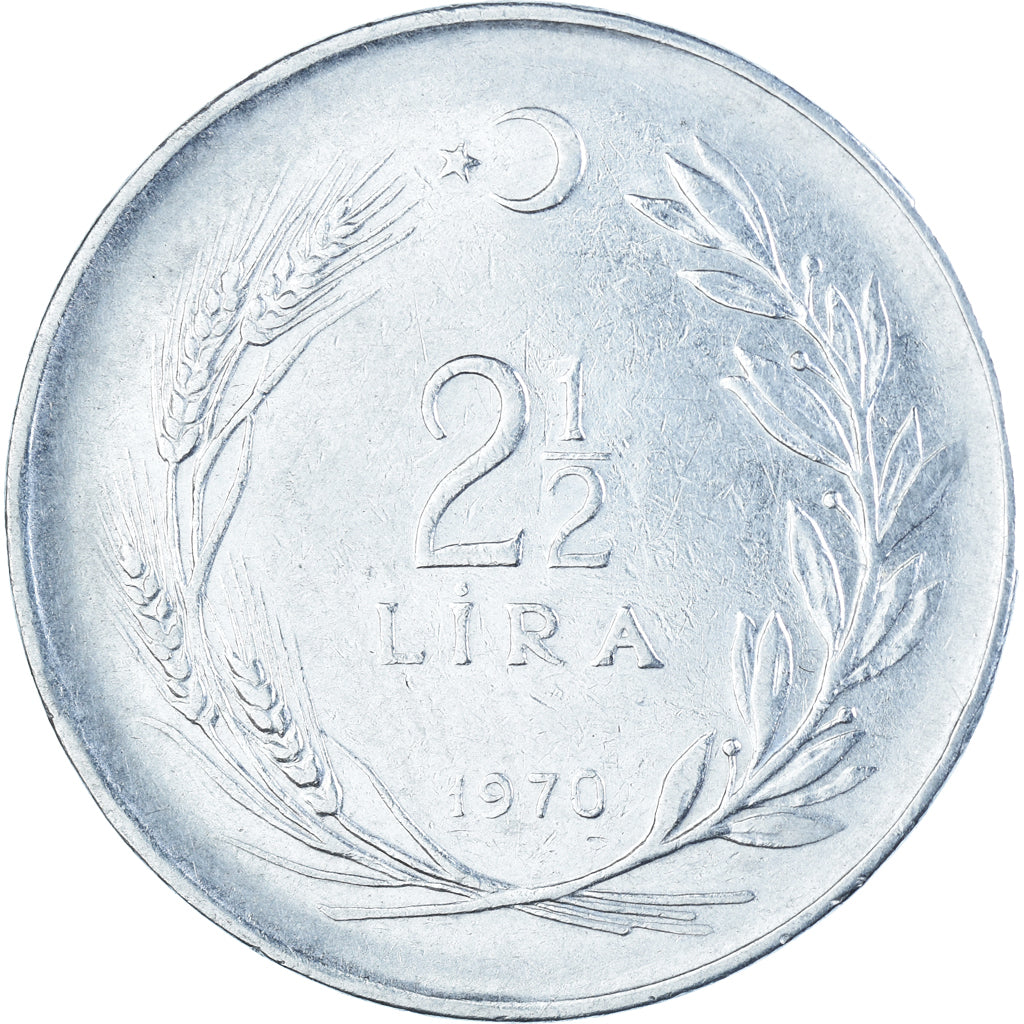 Moneta, Turchia, 2-1/2 Lira, 1970