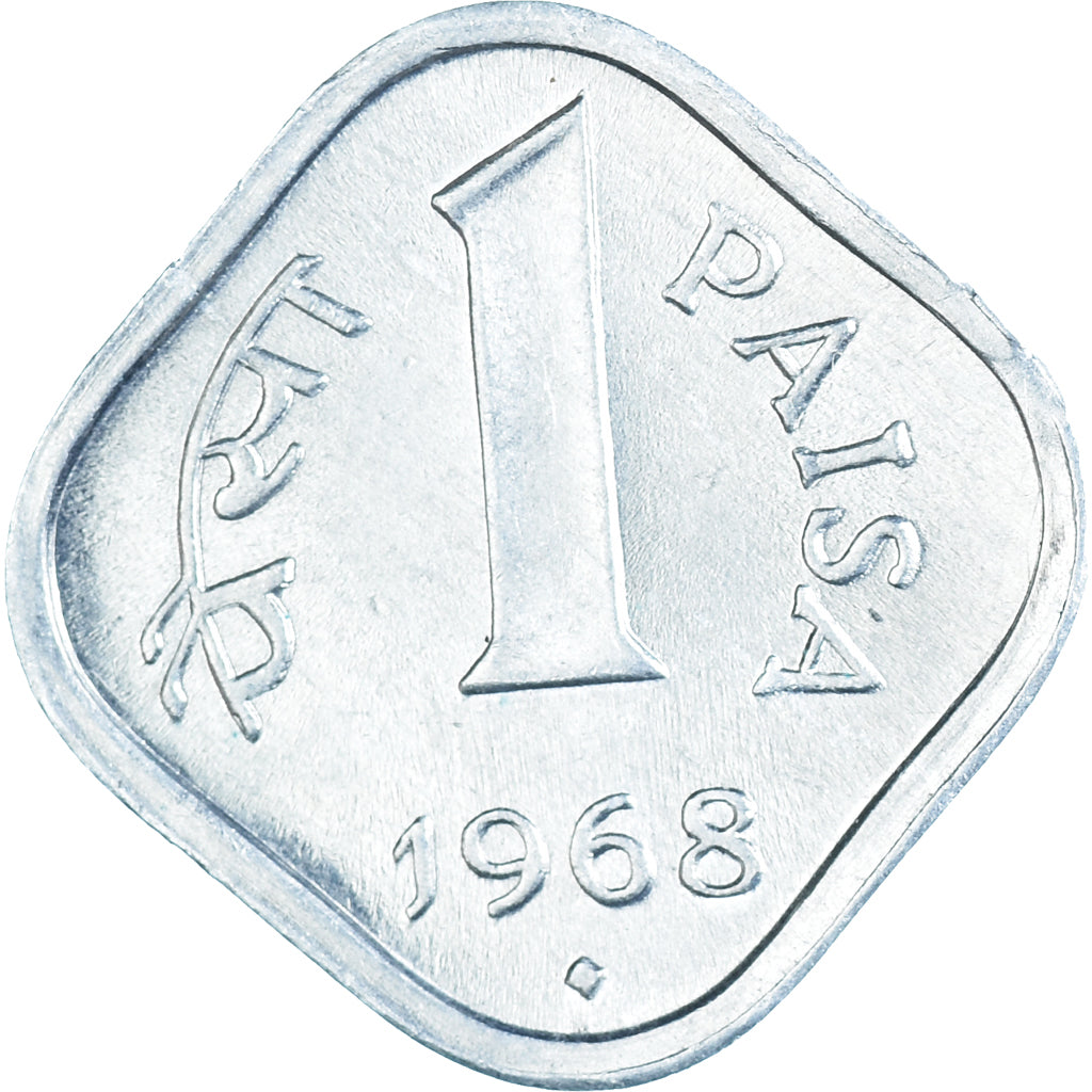 Münze, India, Paisa, 1968