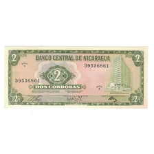 Banknote, Nicaragua, 2 Cordobas, Undated (1972), KM:121a, AU(55-58)