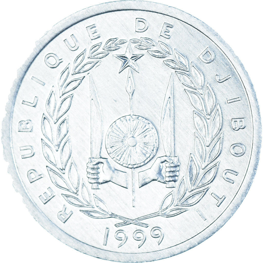 Monnaie, Djibouti, Franc, 1999