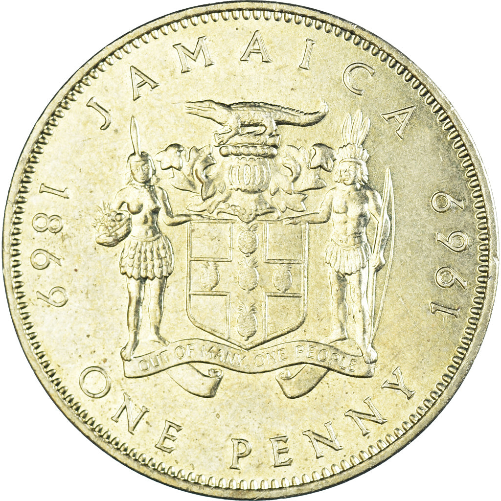 Moneta, Giamaica, Penny, 1969