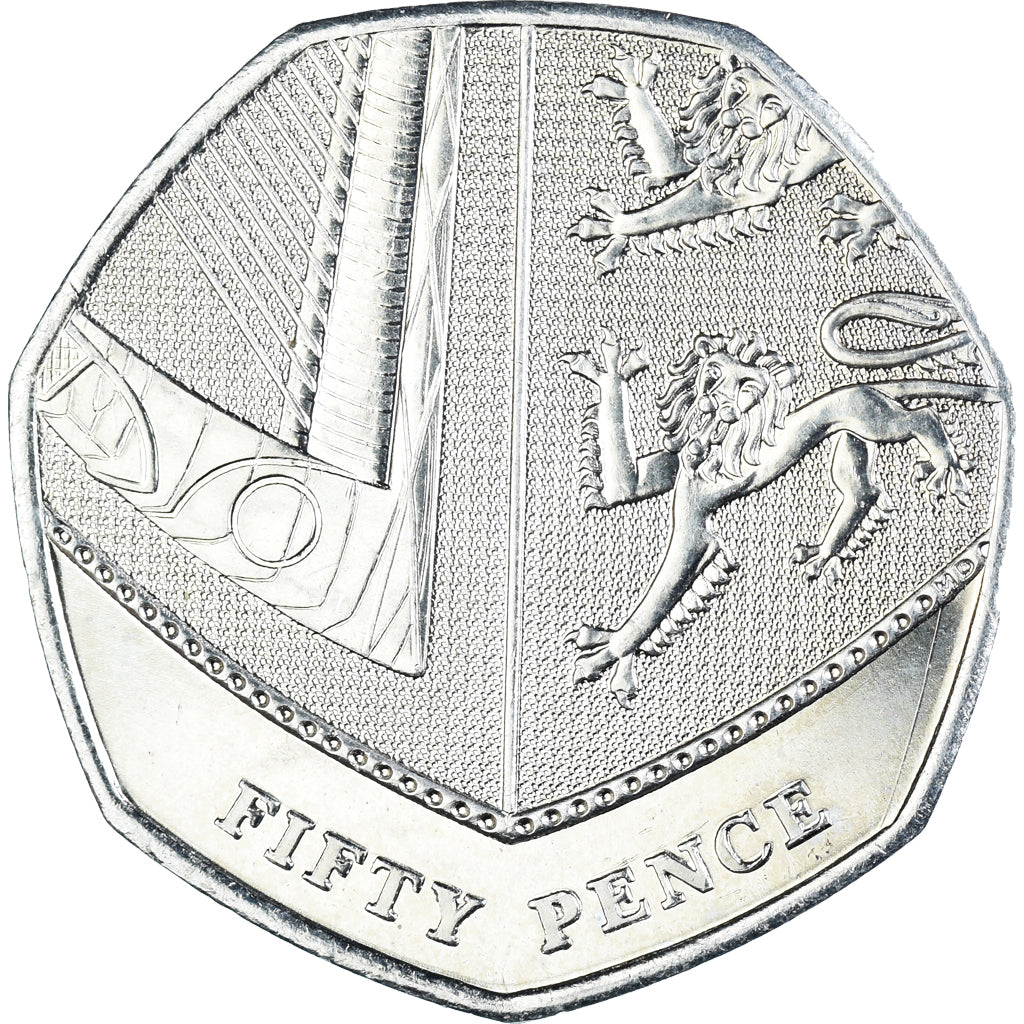 Coin, Great Britain, 50 Pence, 2008