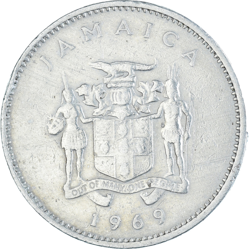 Moeda, Jamaica, 10 Cents, 1969