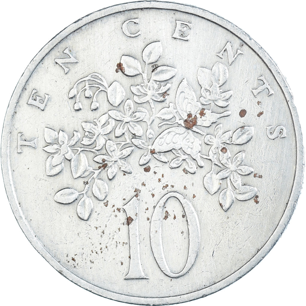 Moeda, Jamaica, 10 Cents, 1969