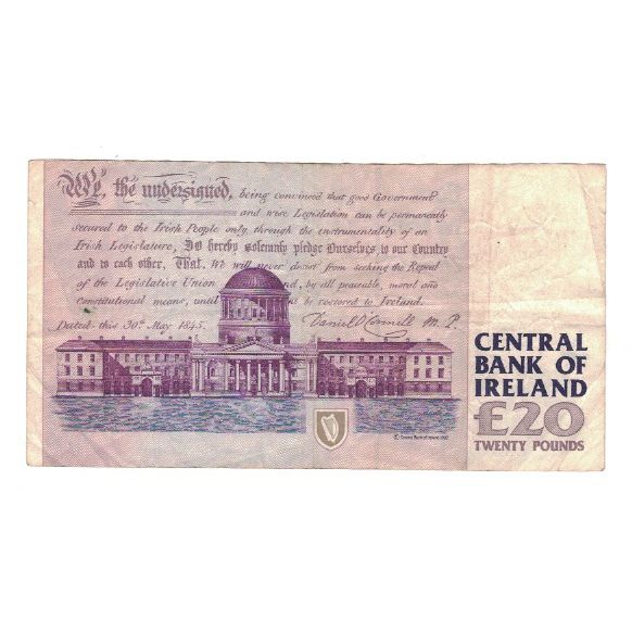 Banconote, Irlanda - Repubblica, 20 Pounds, KM:77b, MB+