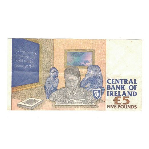 Geldschein, Ireland - Republic, 5 Pounds, KM:75b, SS
