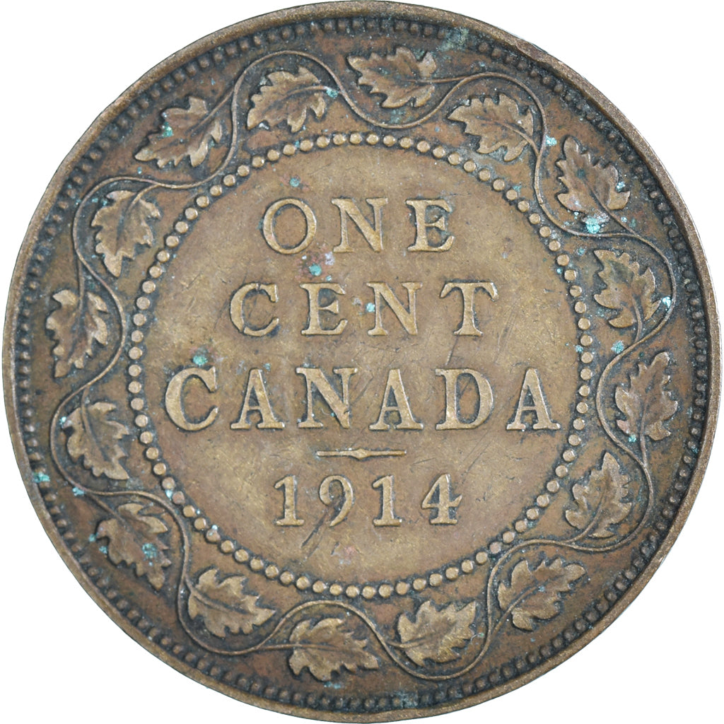 Moeda, Canadá, Cent, 1914