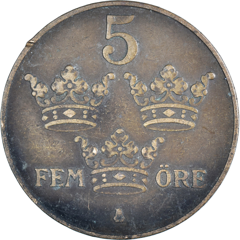 Moneta, Szwecja, 5 Öre, 1920