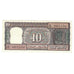Nota, Índia, 10 Rupees, KM:60f, AU(55-58)