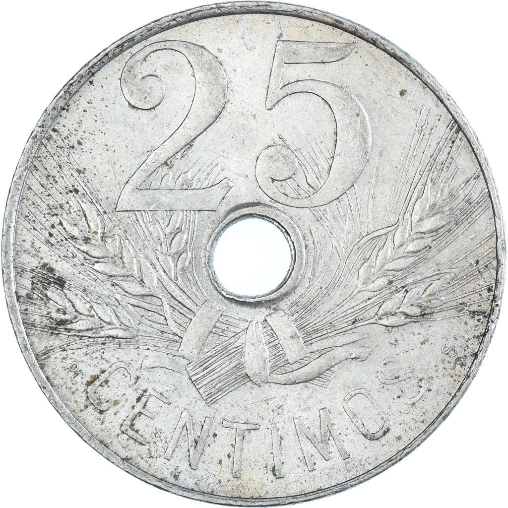 Moneta, Hiszpania, 25 Centimos, 1927