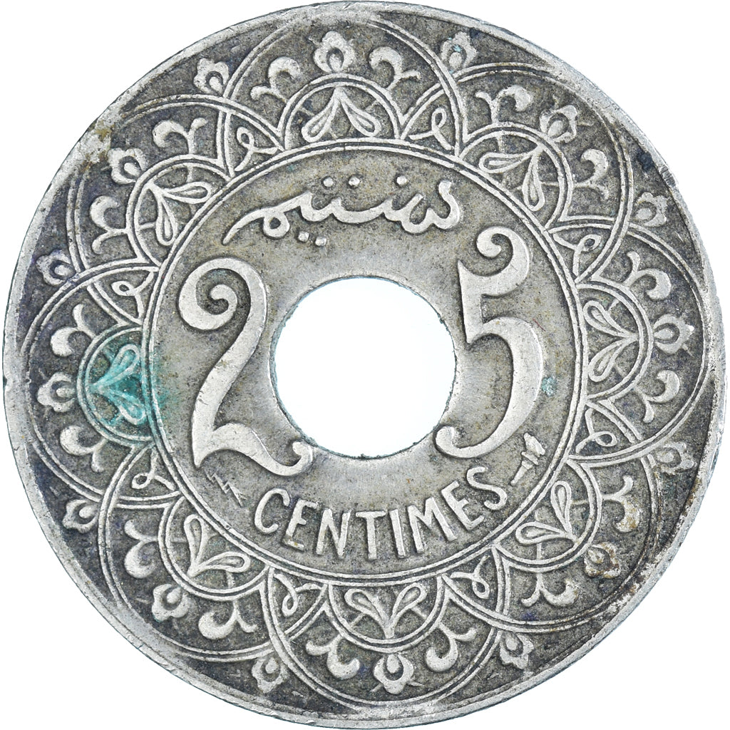 Moeda, Marrocos, 25 Centimes, UNDATED (1924)