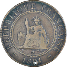 Coin, FRENCH COCHIN CHINA, Cent, 1884