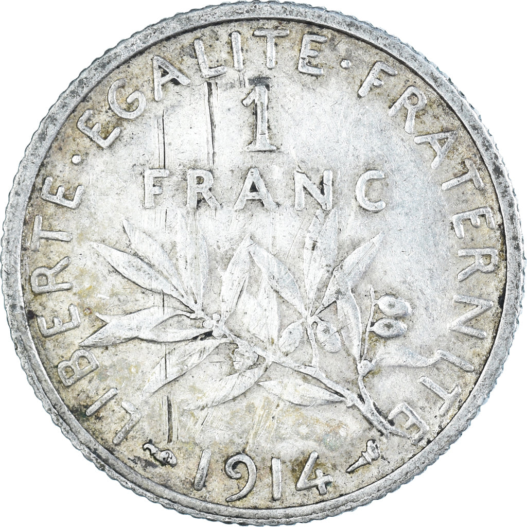 Moneda, Francia, Franc, 1914