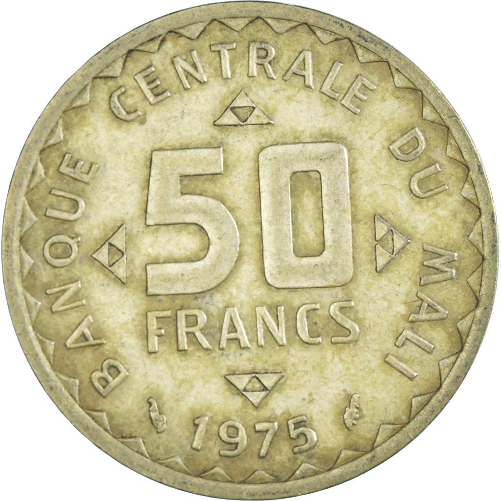Münze, Mali, 50 Francs, 1975