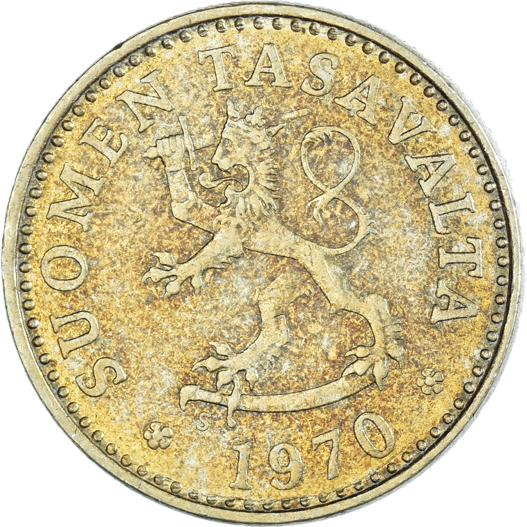 Moneta, Finlandia, 10 Pennia, 1970