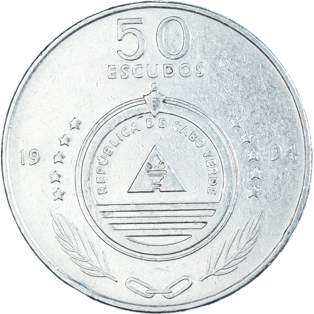 Monnaie, Cap-Vert, 50 Escudos, 1994