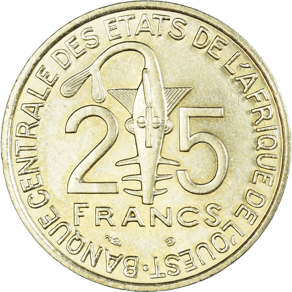 Monnaie, Communauté économique des États de l'Afrique de l'Ouest, 25 Francs