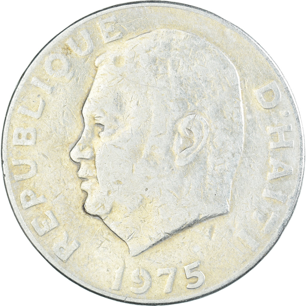 Coin, Haiti, 50 Centimes, 1975