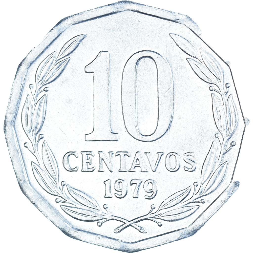 Moneda, Chile, 10 Centavos, 1979
