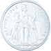 Coin, French Polynesia, 2 Francs, 1993