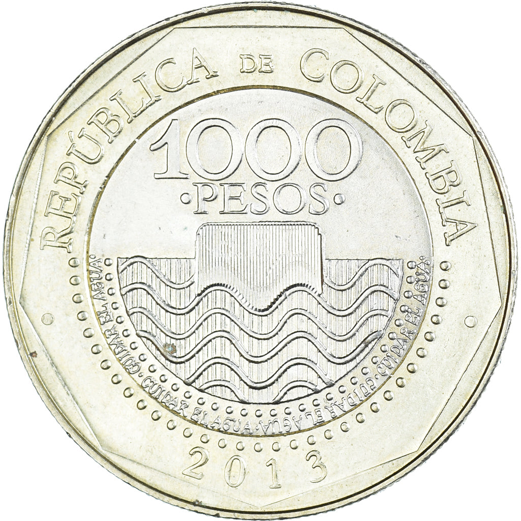 Moneda, Colombia, 1000 Pesos, 2013