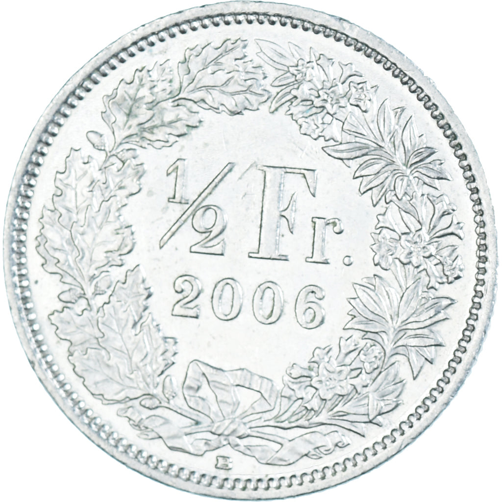 Moneda, Suiza, 1/2 Franc, 2006