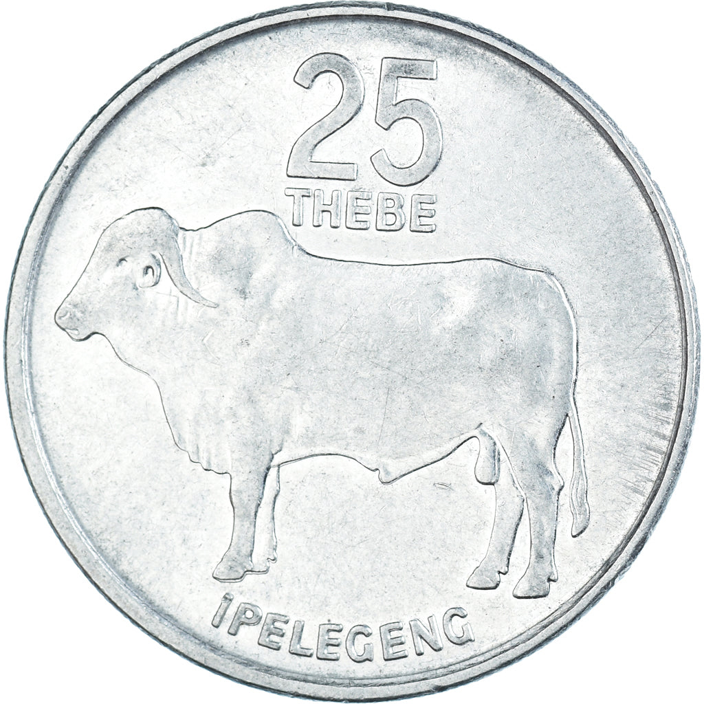 Monnaie, Botswana, 25 Thebe, 1991