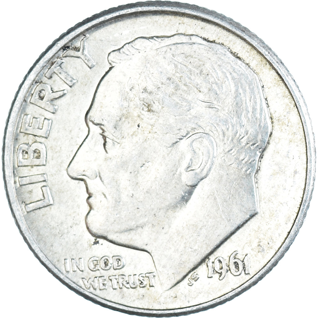Moeda, Estados Unidos da América, Dime, 1961