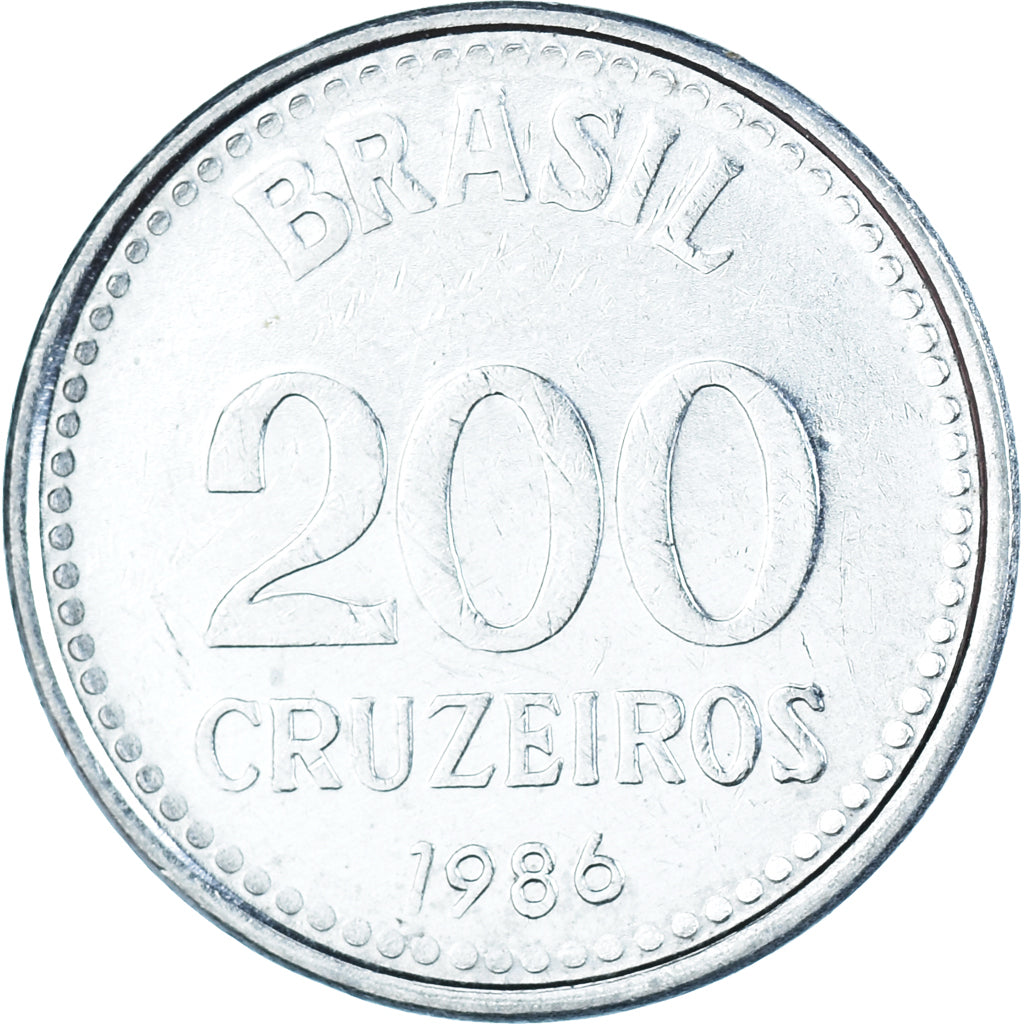 Munten, Brazilië, 200 Cruzeiros, 1986